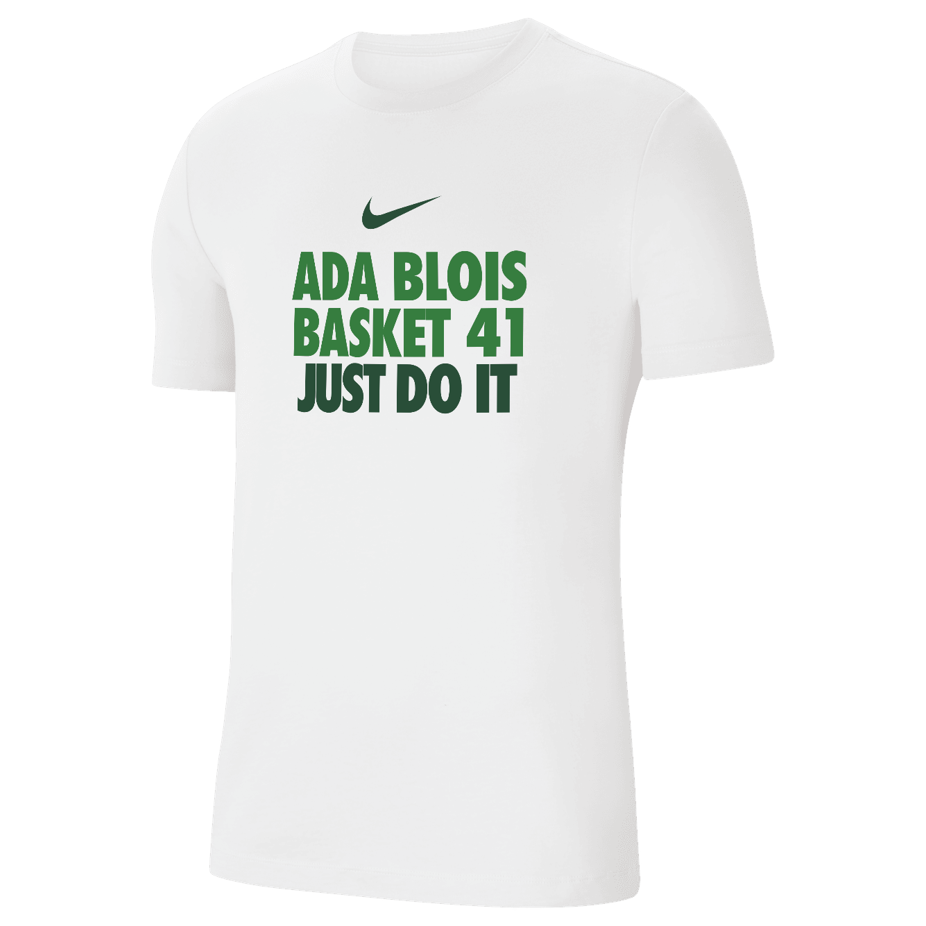 T-shirt "CAPSULE" Blanc - ADA Blois x Just Do It